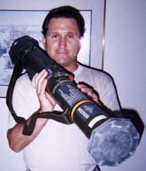 Randy Glass, holding Stinger missile. Aug 17, 1999: Arms Merchants Seek Nuclear Materials in US; Report Is Sanitized